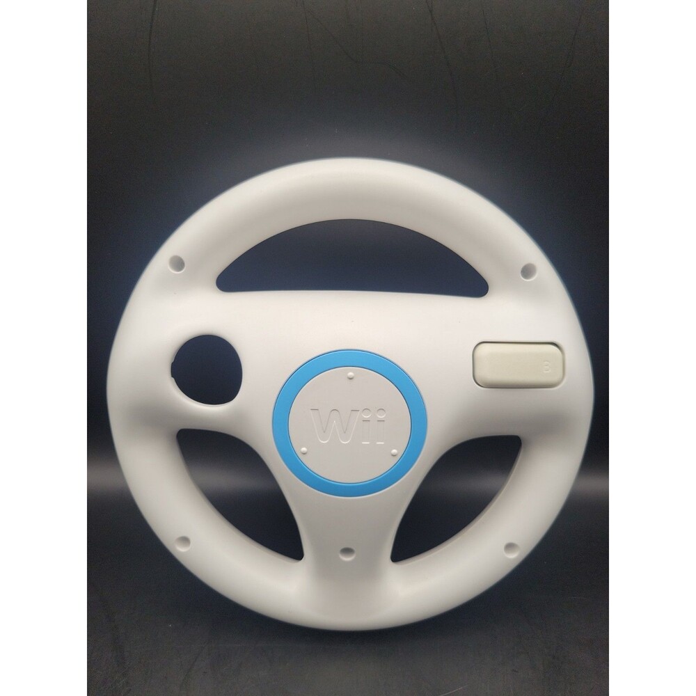 Official OEM Nintendo Mario Kart Steering Wheel for Wii & Wii U White